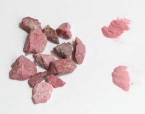 Thulite is a pink manganese-bearing variety of the mineral zoisite.